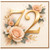 72nd Birthday Card, Floral Gold Number 72 Birthday Card
