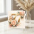 77th Birthday Card, Elegant Floral Gold 77 Card