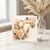 87th Birthday Card, Elegant Floral Gold Number 87 Card