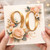 90th Birthday Card, Elegant Gold Floral Birthday Card