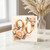 90th Birthday Card, Elegant Gold Floral Birthday Card