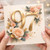 97th Birthday Card, Floral Gold Number 97 Card