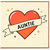Auntie Card, Heart Banner Greeting Card