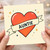 Auntie Card, Heart Banner Greeting Card