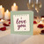 I Love You Note Card - Romantic Handwritten Style Love/Anniversary Greeting for Partner, Boyfriend, Girlfriend, Husband or Wife - Simple Heartfelt Message