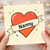 Nanny Birthday Card, Heart Banner Greeting Card