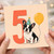 5th Birthday Card for Dog Lover, French Bulldog Party Card
