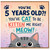5th Birthday Card for Cat Lovers, Cute Kitten Meow Birthday Card