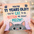 11th Birthday Card for Cat Lover, Funny 11 Years Old You’ve Cat to Be Kitten Me Right Meow Card