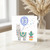 13th Birthday Card, Cute Llama and Cactus Card