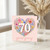 70th Birthday Card, Floral Heart 70 Years Young Card