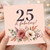25th Birthday Card, 25 & Fabulous Floral Birthday Card