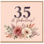 35th Birthday Card, 35 & Fabulous Floral Birthday Card