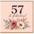 57th Birthday Card, 57 & Fabulous Floral Birthday Card