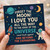Forget the Moon I Love You to the Edge of the Universe Card - Cute Space Rocket and Astronaut Love/Anniversary Card for Partner, Valentine’s Day or Just Because