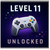 11th Birthday Card Level 11 Unlocked Gaming Card
