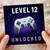 12th Birthday Card for Gamer, Level 12 Unlocked Gaming Card