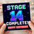 14th Birthday Card, Stage 14 Complete Happy Birthday Card