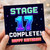 17th Birthday Card, Stage 17 Complete Happy Birthday Card