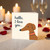 Hello I Love You Dog Card - Cute Dachshund Love/Anniversary Card for Dog Lovers, Romantic Greeting for Partner, Boyfriend, Girlfriend, Husband or Wife