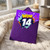 14th Birthday Card, Wow H - Bday Neon Splash Design