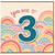 3rd Birthday Card, You Are 3 Rainbow Card