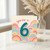 6th Birthday Card, You Are 6 Pastel Rainbow Card