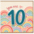 10th Birthday Card, You Are 10 Rainbow Design