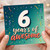 6th Birthday Card, Years of Awesome Birthday Card