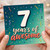 7th Birthday Card, 7 Years of Awesome Birthday Card