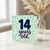 14th Birthday Card, 14 Years Old Birthday Card, Confetti Design