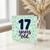 17th Birthday Card, 17 Years Old Confetti Design