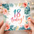 18th Birthday Card, Floral Tropical 18 Today Design