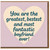 Boyfriend Card - You Are the Greatest, Bestest and Most Fantastic Boyfriend Ever - Cute Heart Love Card for Him, Anniversary or Valentine’s Day, Romantic Greeting