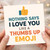 Funny Love Card - Nothing Says I Love You Like a Thumbs Up Emoji - Humorous Anniversary or Valentine’s Day Greeting Card