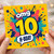10th Birthday Card, OMG 10 H - BDAY Card