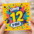 12th Birthday Card, OMG 12 H - BDAY Comic Style Card