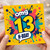 13th Birthday Card, OMG 13 H - BDAY Card
