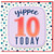 10th Birthday Card, Yippee 10 Today