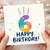 6th Birthday Card, Happy Birthday Card for Age 6