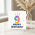 9th Birthday Card, Colourful Candle Design Happy Birthday Card