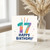 17th Birthday Card, Colourful Happy Birthday Candle Design