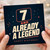 7th Birthday Card, Already a Legend Happy Birthday Card