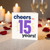 15th Anniversary Card Cheers to 15 Years
