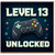 13th Birthday Card for Gamer, Level 13 Unlocked Video Game Card