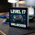 17th Birthday Card, Level 17 Unlocked Gaming Card