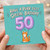 50th Birthday Card for Cat Lover, Have a Purr - fect Special Birthday
