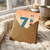 7th Birthday Card for Boy, Cute Handstand Cartoon Number 7 Card