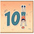 10th Birthday Card for Boy, Fun Handstand Number 10 Birthday Card