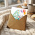 4th Birthday Card, Cute Elephant and Balloons Happy Birthday Card